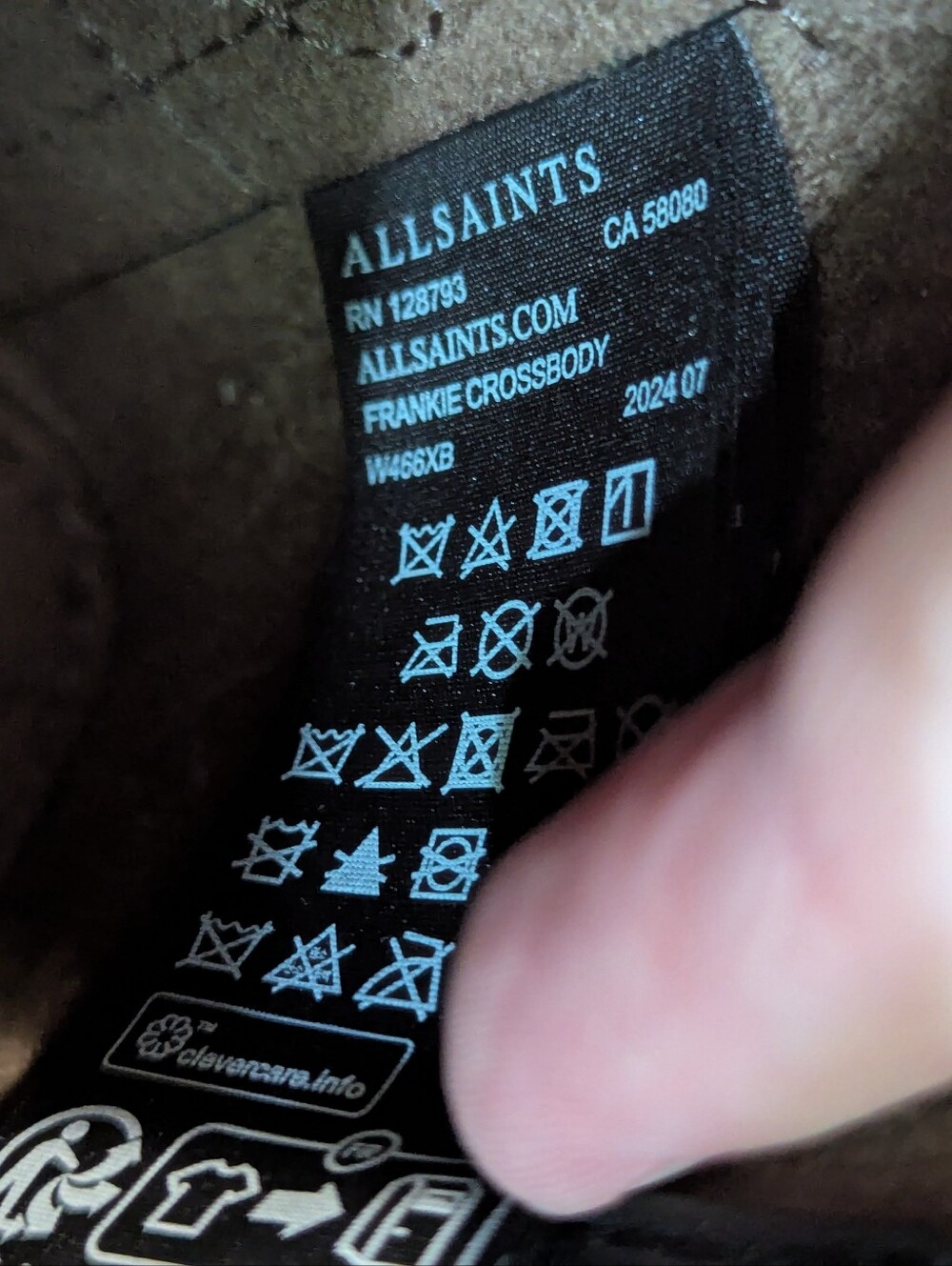 AllSaints Frankie 3-in-1 Leather Crossbody Bag - Picture 13 of 14